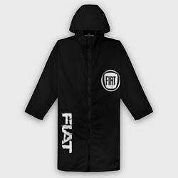 Дождевик мужской FIAT logo white auto, цвет: 3D-принт