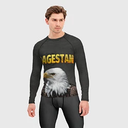 Рашгард мужской Dagestan Eagle, цвет: 3D-принт — фото 2