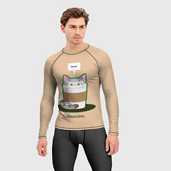 Рашгард мужской Catpuccino, цвет: 3D-принт — фото 2