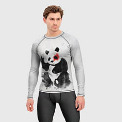 Рашгард мужской Рок-панда, цвет: 3D-принт — фото 2