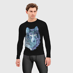 Рашгард мужской Седой волк, цвет: 3D-принт — фото 2