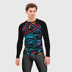 Рашгард мужской Космический осьминог, цвет: 3D-принт — фото 2