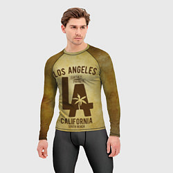 Рашгард мужской Лос-Анджелес, цвет: 3D-принт — фото 2