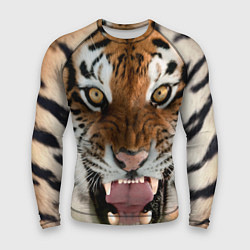 Рашгард мужской Свирепый тигр, цвет: 3D-принт