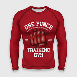 Рашгард мужской One Punch Gym, цвет: 3D-принт
