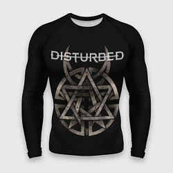 Рашгард мужской Disturbed Logo, цвет: 3D-принт