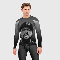 Рашгард мужской Ice Cube: Gangsta, цвет: 3D-принт — фото 2