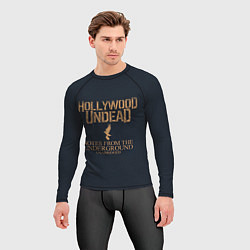 Рашгард мужской Hollywood Undead: Underground, цвет: 3D-принт — фото 2