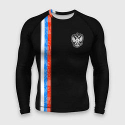 Мужской рашгард Russia - Black collection 2023