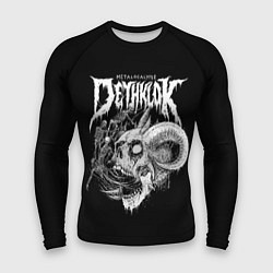 Рашгард мужской Dethklok: Goat Skull, цвет: 3D-принт