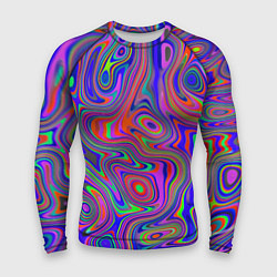 Рашгард мужской Цветная текстура 5, цвет: 3D-принт
