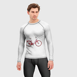 Рашгард мужской Велосипед, цвет: 3D-принт — фото 2