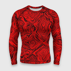 Мужской рашгард Tie-Dye red