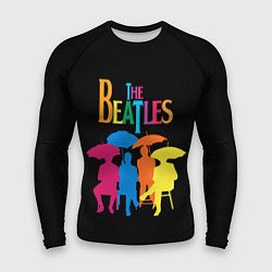 Рашгард мужской The Beatles: Colour Rain, цвет: 3D-принт