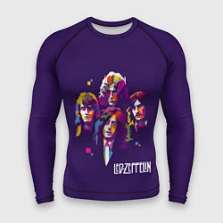 Рашгард мужской Led Zeppelin: Violet Art, цвет: 3D-принт