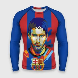 Рашгард мужской Lionel Messi, цвет: 3D-принт
