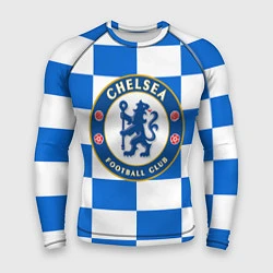 Рашгард мужской FC Chelsea: Grid, цвет: 3D-принт