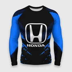 Рашгард мужской Honda: Blue Anger, цвет: 3D-принт