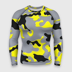 Мужской рашгард Yellow & Grey Camouflage