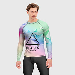Рашгард мужской 30 Seconds to Mars, цвет: 3D-принт — фото 2