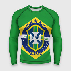 Рашгард мужской CBF Brazil, цвет: 3D-принт