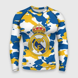 Рашгард мужской Real Madrid: Camo, цвет: 3D-принт