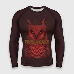 Рашгард мужской Twin Peaks: Red Owl, цвет: 3D-принт