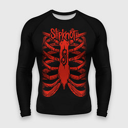 Рашгард мужской Slipknot Skeleton, цвет: 3D-принт