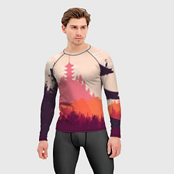 Рашгард мужской Firewatch City, цвет: 3D-принт — фото 2