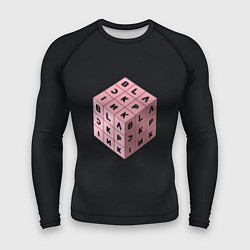 Рашгард мужской Black Pink Cube, цвет: 3D-принт