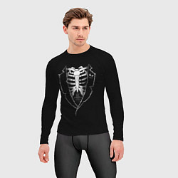 Рашгард мужской Хэллоуинский скелет, цвет: 3D-принт — фото 2