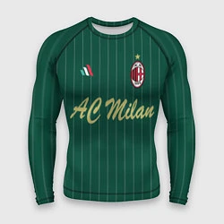 Рашгард мужской AC Milan: Green Form, цвет: 3D-принт
