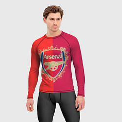 Рашгард мужской FC Arsenal - emblem, цвет: 3D-принт — фото 2