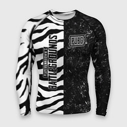 Рашгард мужской PUBG: Zebras Lifestyle, цвет: 3D-принт