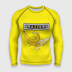 Рашгард мужской Brazzers: Yellow Banana, цвет: 3D-принт