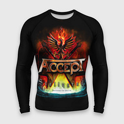 Мужской рашгард Accept: Flame Eagle