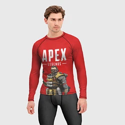 Рашгард мужской Apex Legends: Red Caustic, цвет: 3D-принт — фото 2