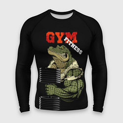 Мужской рашгард GYM fitness crocodile