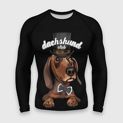 Рашгард мужской Dachshund Club, цвет: 3D-принт