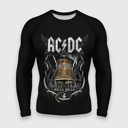 Рашгард мужской ACDC - hells bells, цвет: 3D-принт