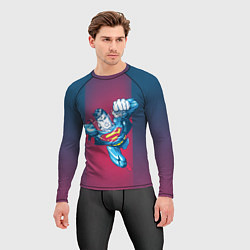 Рашгард мужской Superman, цвет: 3D-принт — фото 2