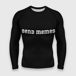 Рашгард мужской Send Memes, цвет: 3D-принт