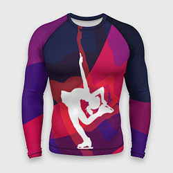 Рашгард мужской Фигурное катание, цвет: 3D-принт