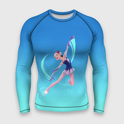 Рашгард мужской Фигурное катание, цвет: 3D-принт