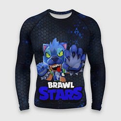 Мужской рашгард Brawl Stars Blue Hex