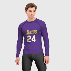 Рашгард мужской Los Angeles Lakers Kobe Brya, цвет: 3D-принт — фото 2
