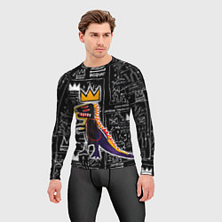 Рашгард мужской Динозавр в короне от Баския, цвет: 3D-принт — фото 2