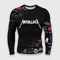 Рашгард мужской Metallica, цвет: 3D-принт
