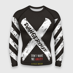 Рашгард мужской Off-White: Dangerous, цвет: 3D-принт