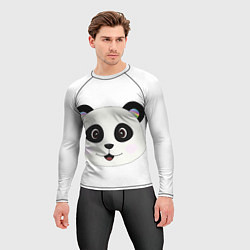 Рашгард мужской Panda, цвет: 3D-принт — фото 2